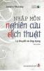 Nhập môn nghiên cứu dịch thuật – Lý thuyết và ứng dụng